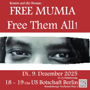 Plakat zur Kundgebung in Berlin am 09.12.2025