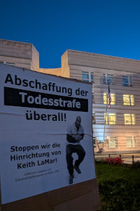 Kundgebung am internationalen Tag gegen die Todesstrafe