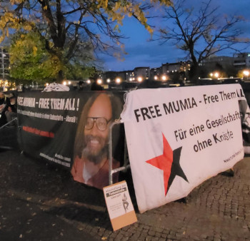 Kundgebung am internationalen Tag gegen die Todesstrafe