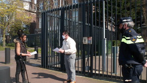 Kundgebung in Amsterdam